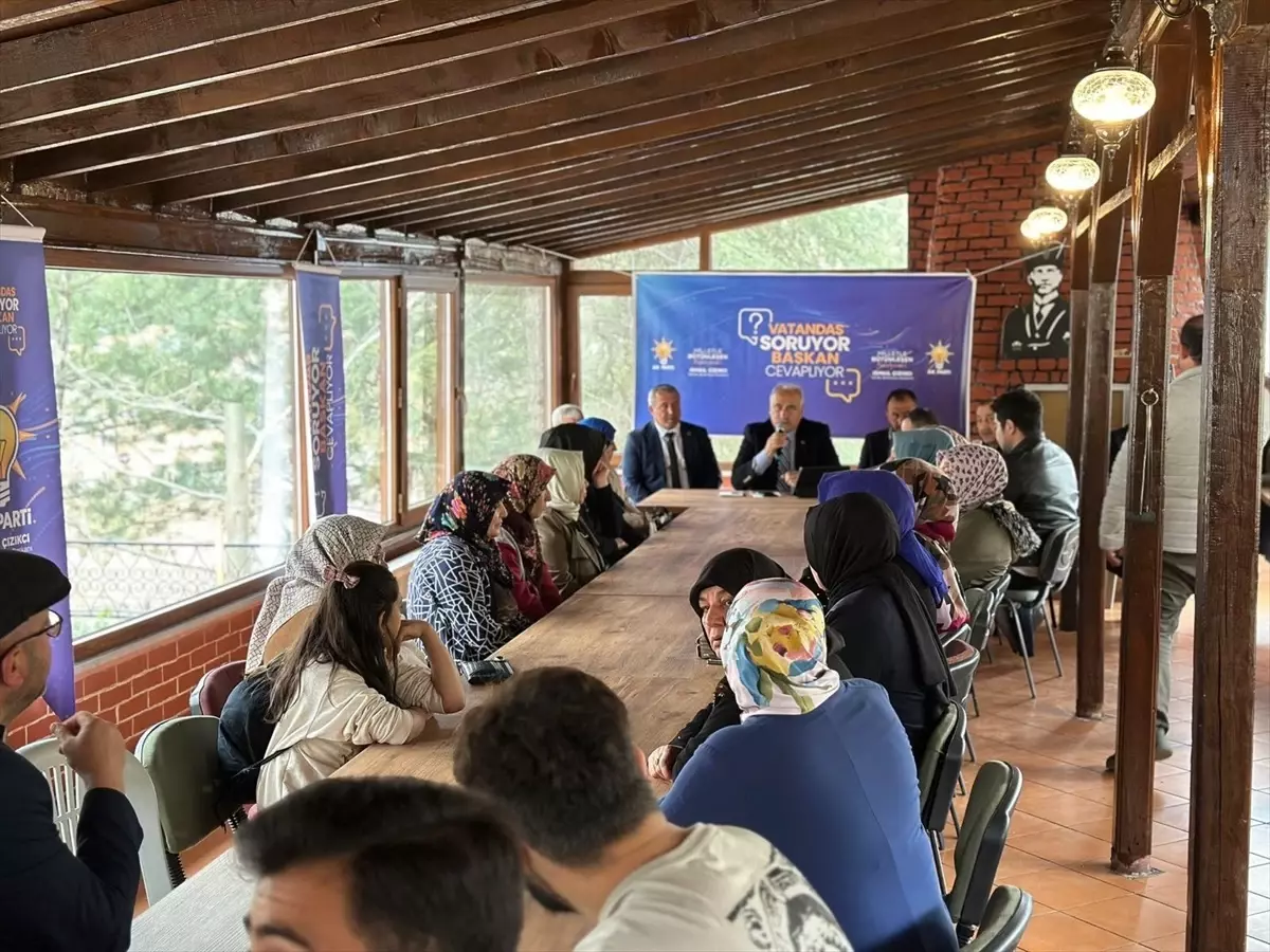 İskilip'te Başkan Çizikci Halkla Buluştu