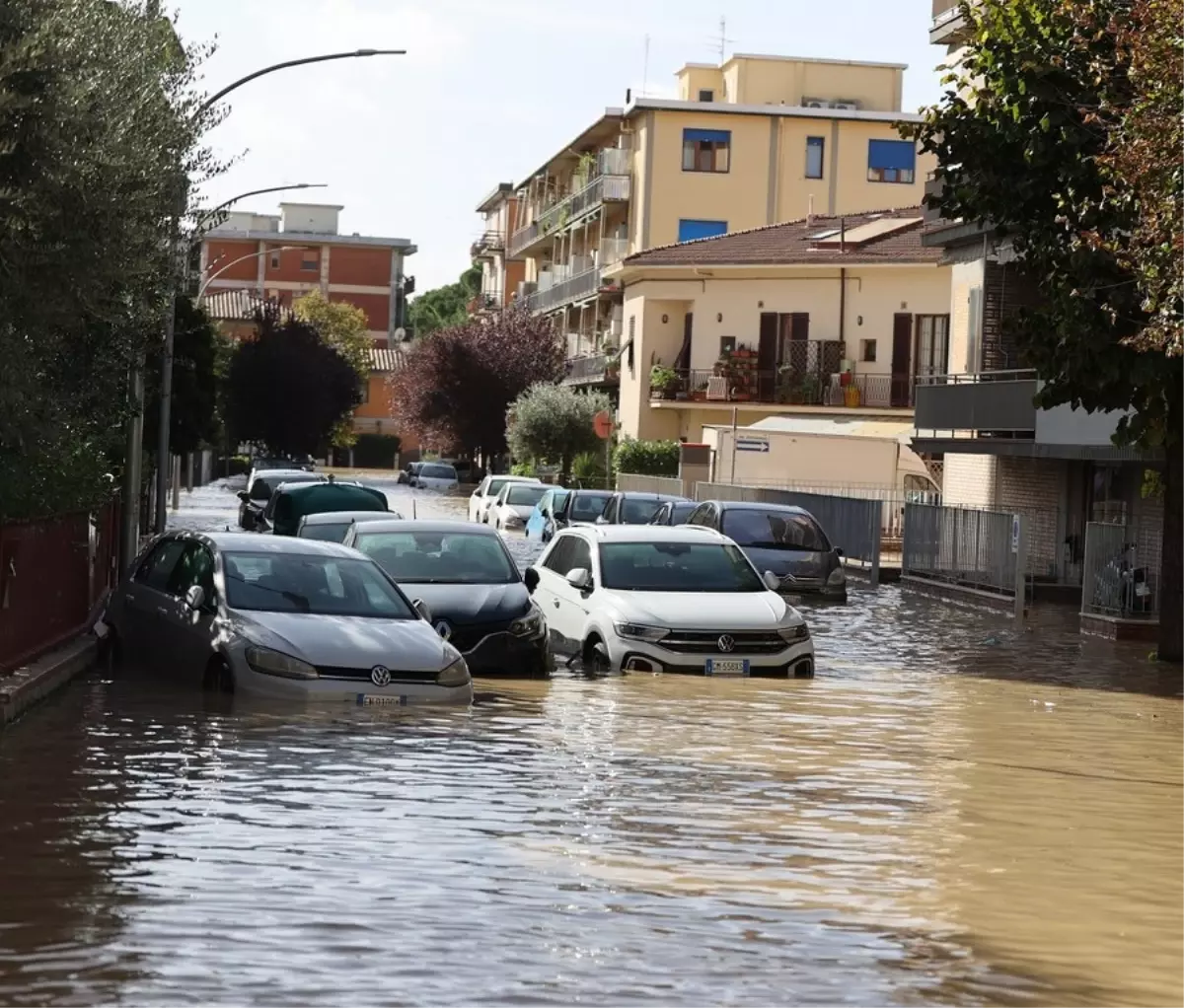 İtalya'nın Piyemonte Bölgesi'nde Aşırı Yağışlar Sele Neden Oldu