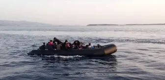 Çeşme Açıklarında 41 Düzensiz Göçmen Yakalandı
