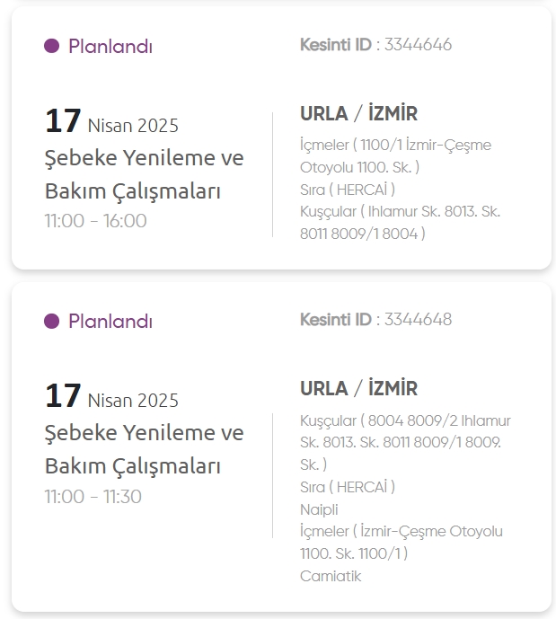İzmir GEDİZ elektrik kesintisi! 17 Nisan İzmir'de elektrik kesintisi ne zaman bitecek, elektrikler ne zaman gelecek?