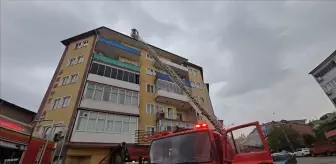 Karabük'te 6 katlı binada çıkan yangın söndürüldü