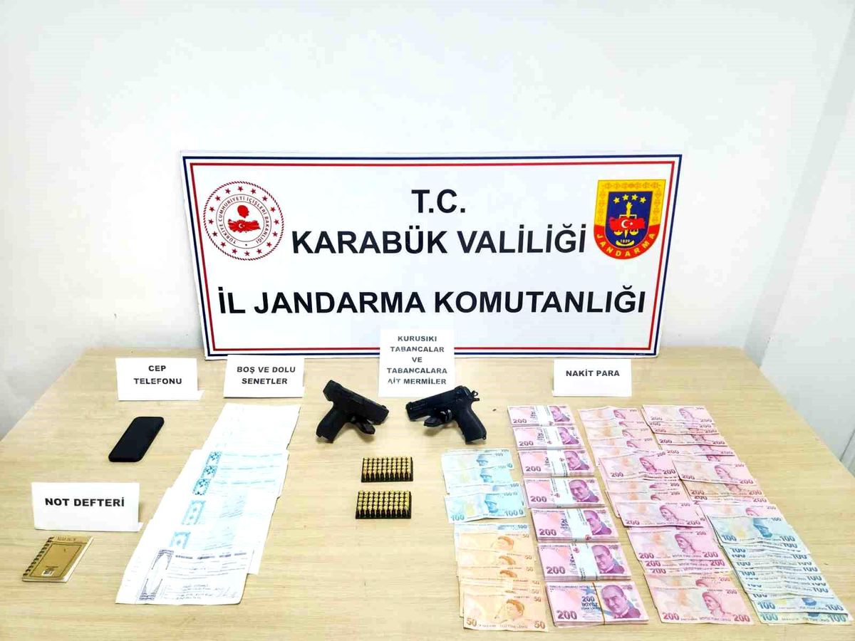 Karabük'te Tefeci Operasyonu: 1 Gözaltı, 151 Bin TL Nakit Ele Geçirildi
