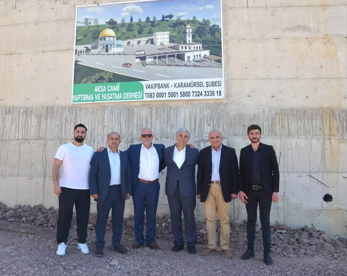 Karamürsel'de Mescid-i Aksa Mimarisinde Yeni Camii İnşaatı Başladı