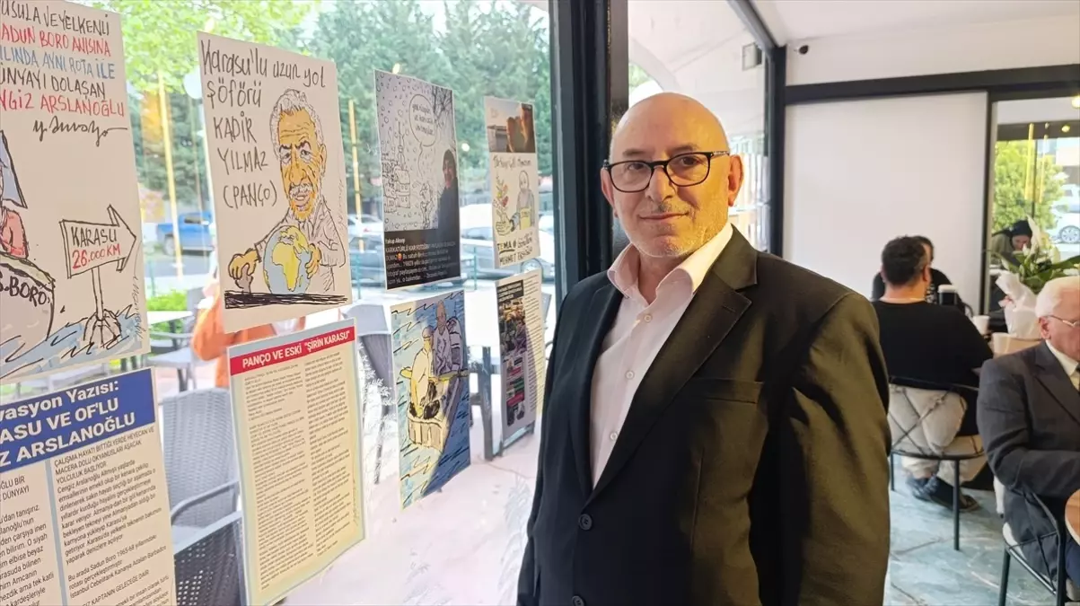 Karikatür Sanatçısı Yakup Aksoy'dan Karasu'da Sergi