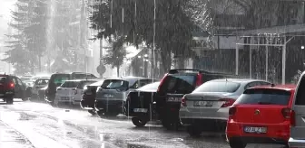 Kars'ın Sarıkamış İlçesinde Dolu ve Sağanak Yağış Etkili Oldu