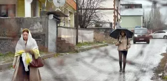 Kars'ın Sarıkamış İlçesinde Kar ve Sağanak Etkili Oldu