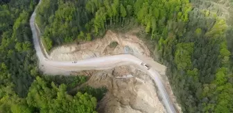 Kastamonu-Çatalzeytin Kara Yolu Heyelandan Sonra Yeniden Açıldı
