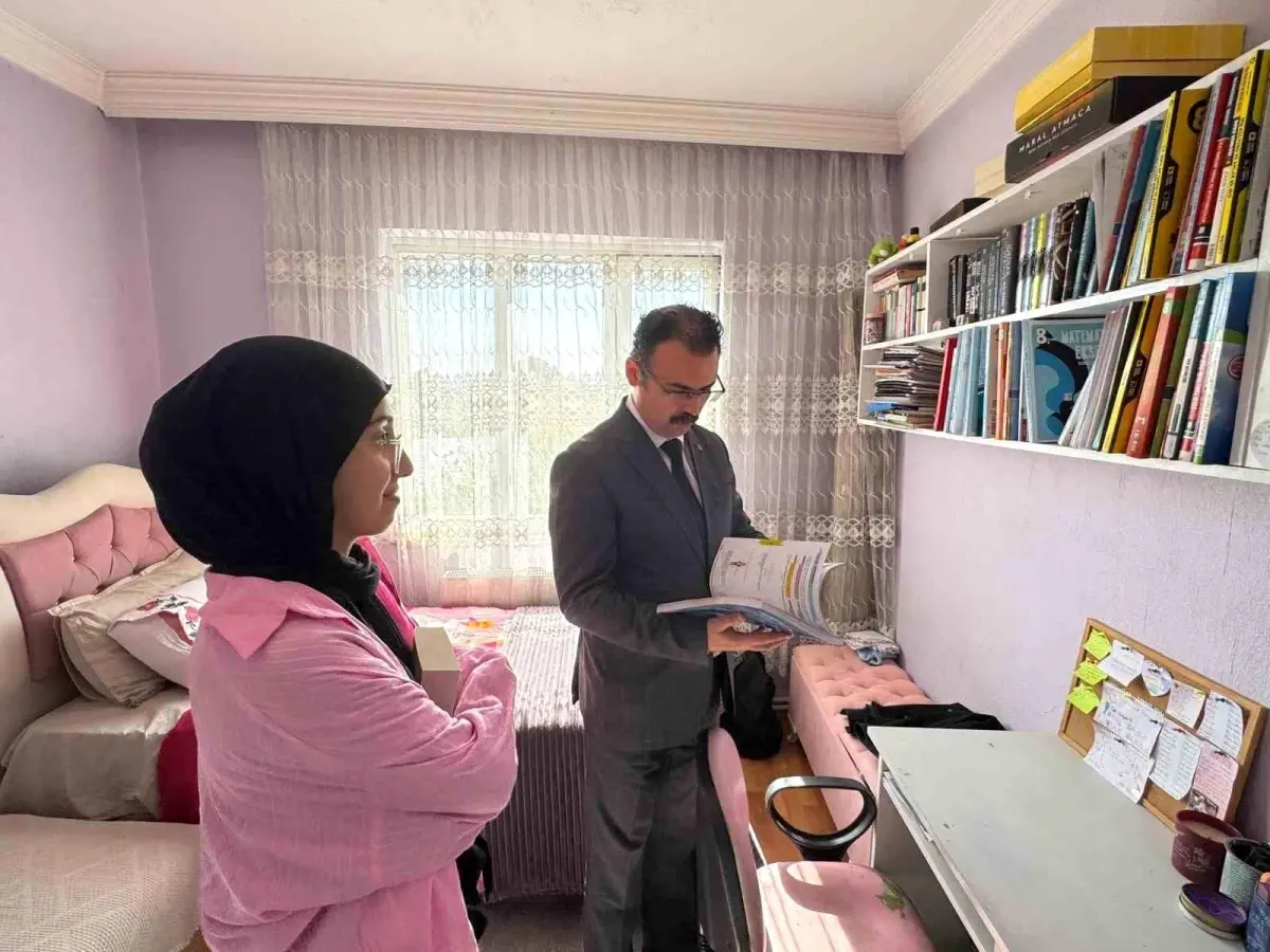 Kaymakam Ateş, öğrencilere misafir oldu