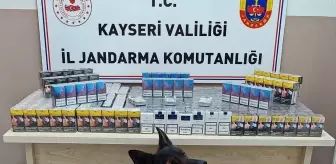 Kayseri'de 670 Paket Gümrük Kaçağı Sigara Ele Geçirildi