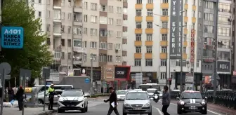 Kayseri'de Yaya Geçidi Denetimleri Sürüyor