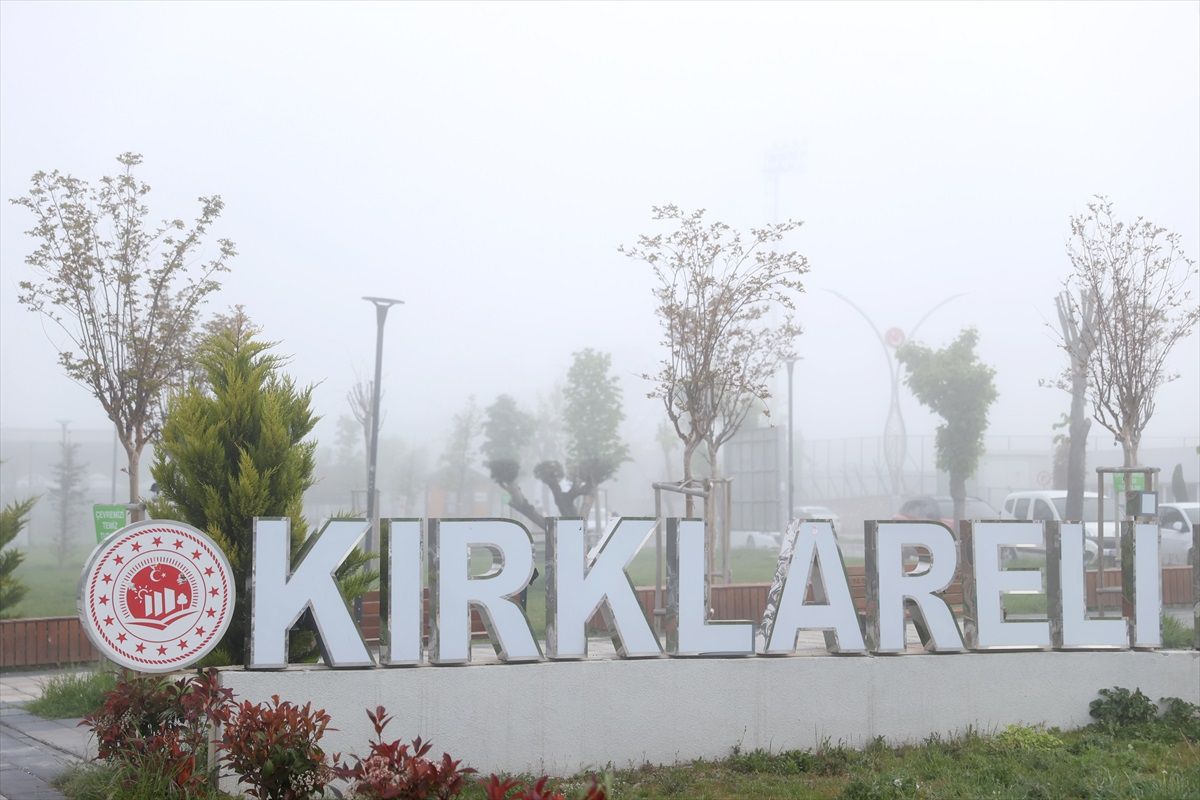 Kırklareli'nde Sis Hayatı Olumsuz Etkiliyor