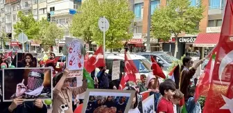 Kırşehir'de çocuklar Gazze'ye destek için yürüdü