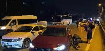 Kocaeli'de Zincirleme Trafik Kazası: 3 Yaralı