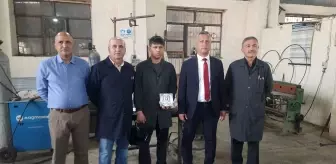 Kozanlı lise öğrencisi Türkiye Geneli Liseler Arası Kaynak Yarışması'nda birinci oldu