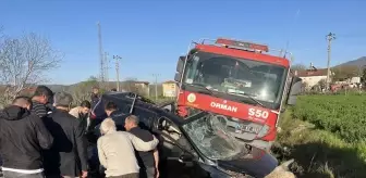 Orman Yangını İhbarına Giden Arazöz ile Otomobil Çarpıştı: 1 Ölü, 1 Yaralı