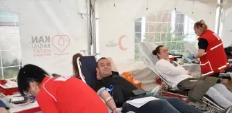 Kütahya'da Kan Bağışı Kampanyasına Yoğun İlgi