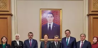 Milli Eğitim Bakanı Tekin, Türkmenistan'da çeşitli görüşmeler gerçekleştirdi Açıklaması