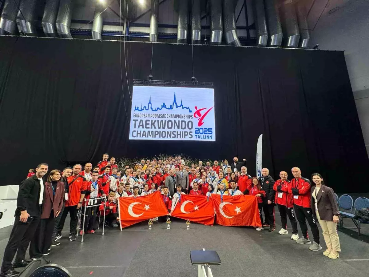Türkiye, Avrupa Taekwondo Poomsae Şampiyonası'nda 31 Madalya Kazandı