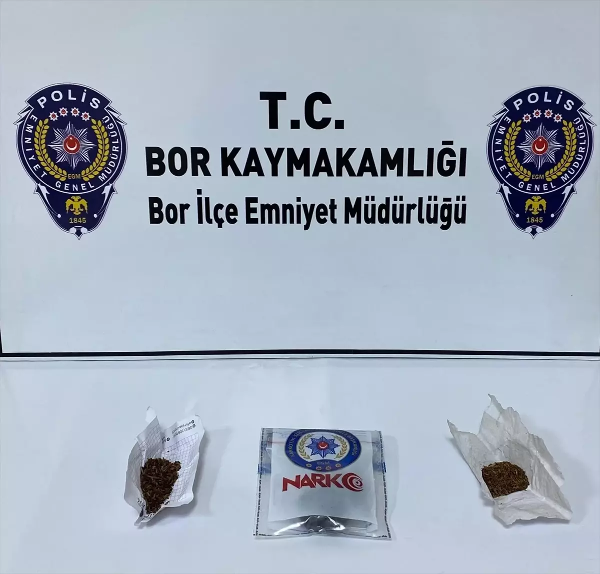 Niğde'de Uyuşturucu Operasyonunda 4 Tutuklama