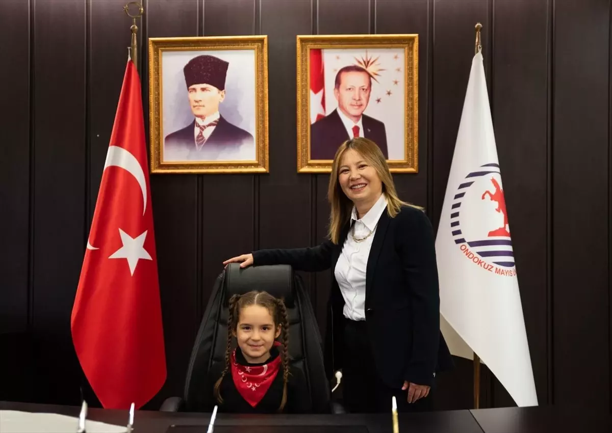 OMÜ Rektörlüğü, 23 Nisan Ulusal Egemenlik ve Çocuk Bayramı'nda Öğrenciye Devredildi