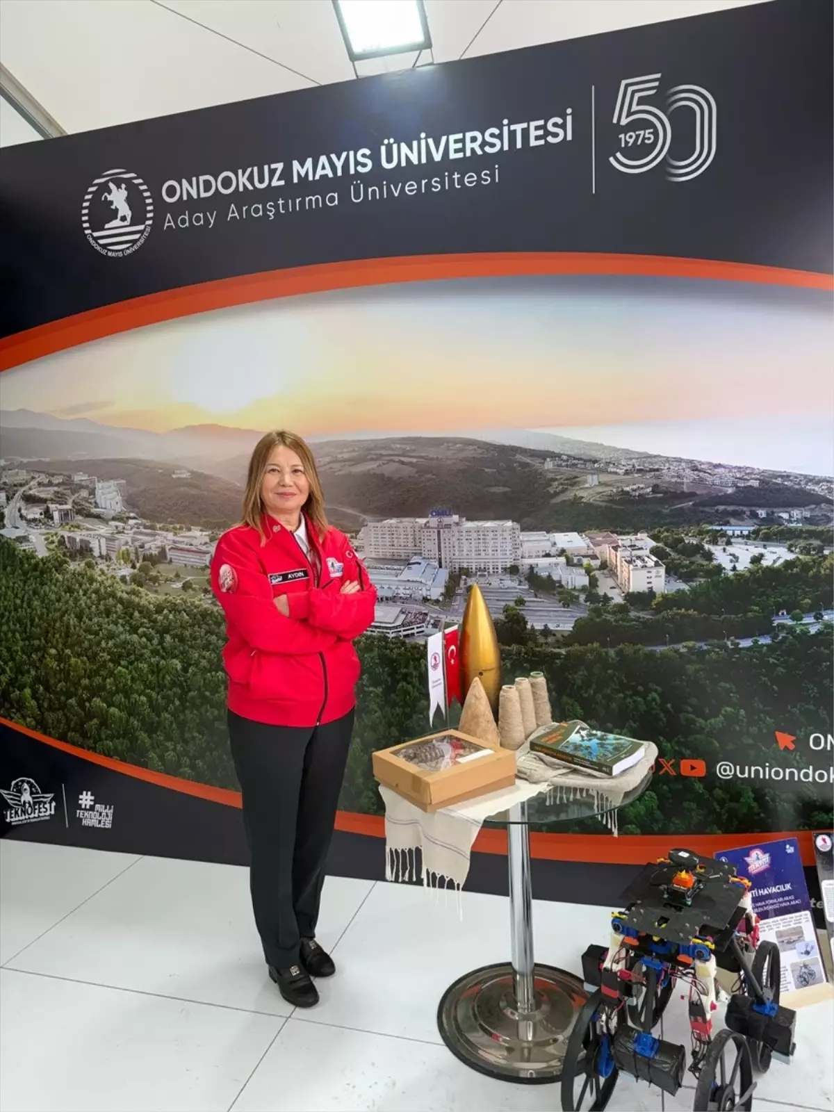OMÜ Rektörü Prof. Dr. Fatma Aydın, TEKNOFEST Kıbrıs'ta Gençlerle Buluştu