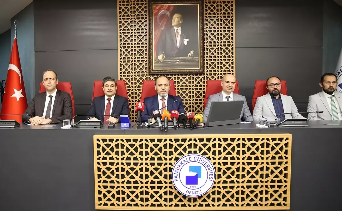 Pamukkale Üniversitesi Rektörü Prof. Dr. Mahmud Güngör Basınla Buluştu