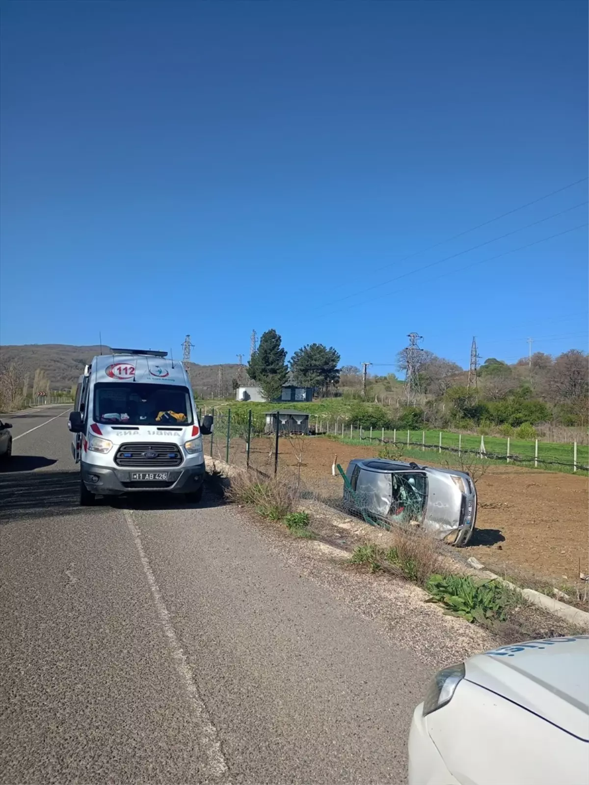 Bilecik'te Trafik Kazası: 1 Yaralı