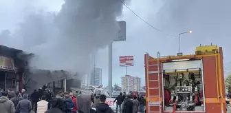 Rize'de Oto Döşeme Atölyesinde Yangın Çıktı