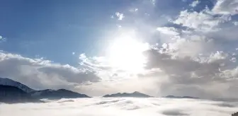 Kaçkar Dağları'nda Büyüleyici Sis Denizi Görüntüleri