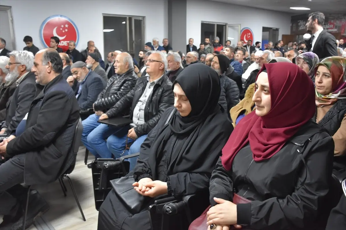 Saadet Partisi Genel Başkanı Arıkan: 'Tek Parti Olarak Geçmiş İcraatlarımızı Gururla Anlatabiliyoruz'