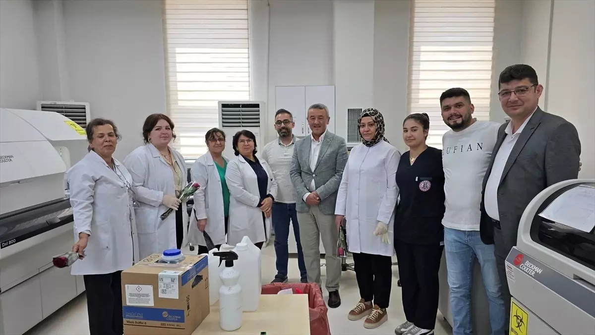 Sağlık-Sen Osmaniye Şubesi'nden Laborantlara Ziyaret