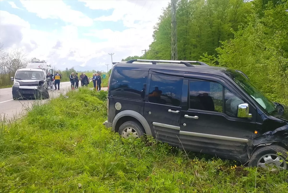 Samsun'da Trafik Kazası: 1 Yaralı