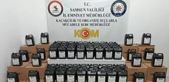 Samsun'da 1 Ton Etil Alkol Ele Geçirildi, 2 Gözaltı