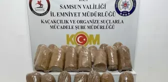 Samsun'da 240 Kilogram Kaçak Tütün Ele Geçirildi
