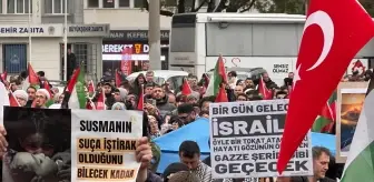 Samsun'da 'Büyük Gazze Yürüyüşü ve Mitingi' Düzenlendi