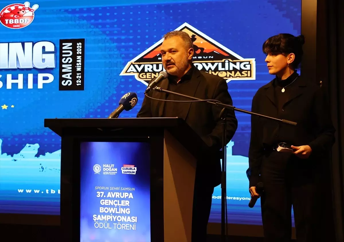 Samsun'da Gençler Avrupa Bowling Şampiyonası Kapanış Töreni Gerçekleşti