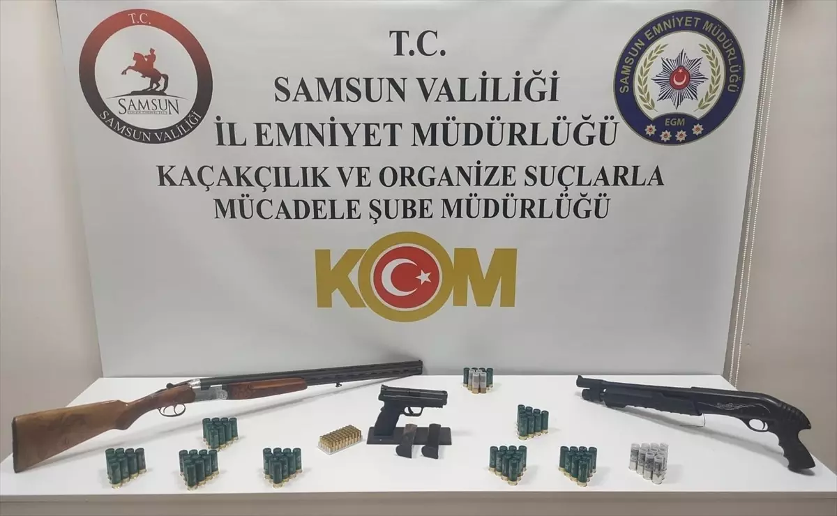 Samsun'da Kaçak Silah Ticareti Operasyonu: 1 Gözaltı