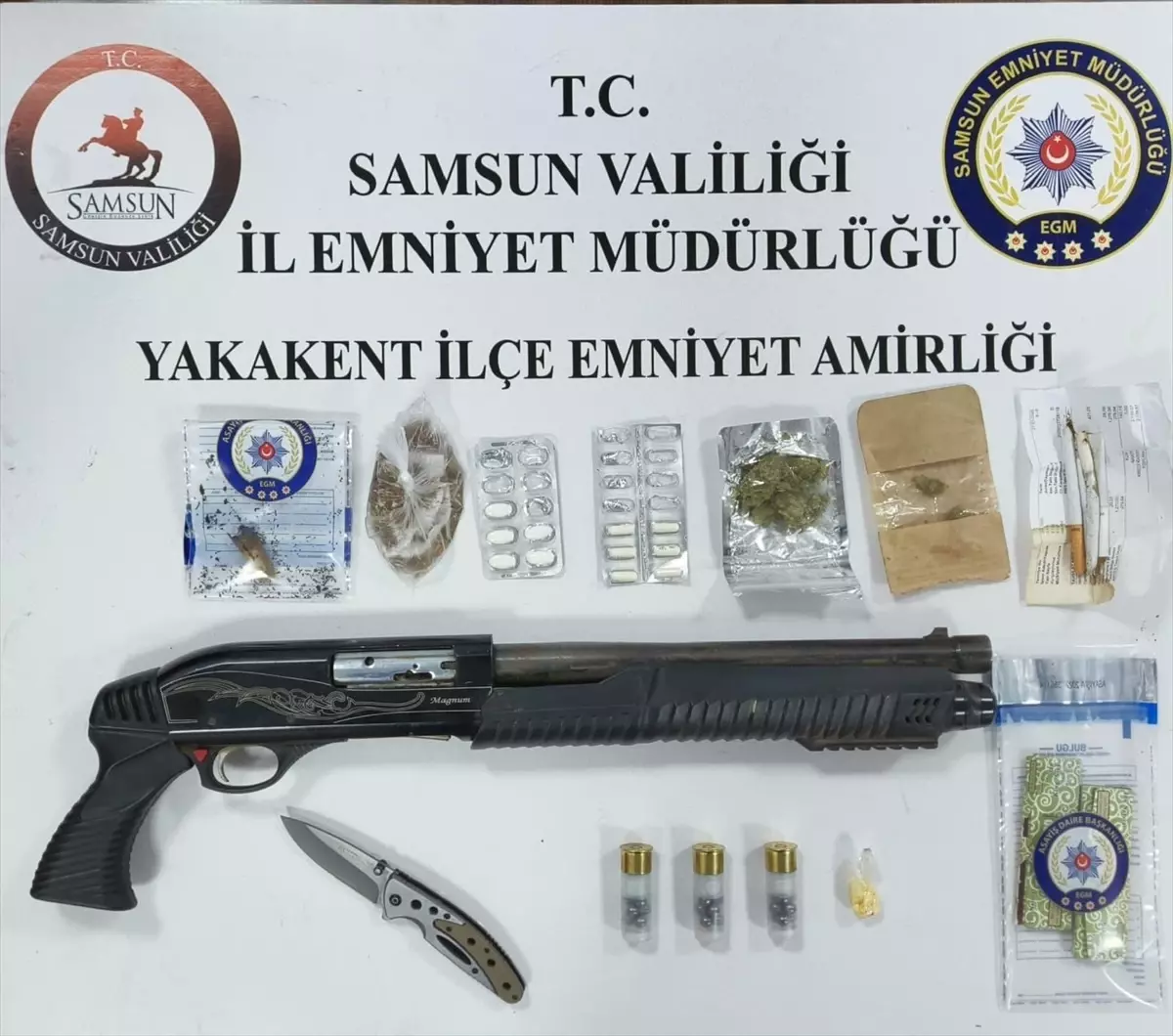 Samsun'da Narko Alan Denetiminde 3 Gözaltı