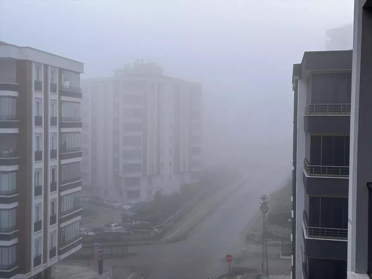 Samsun'da Sis Etkili Olmaya Devam Ediyor