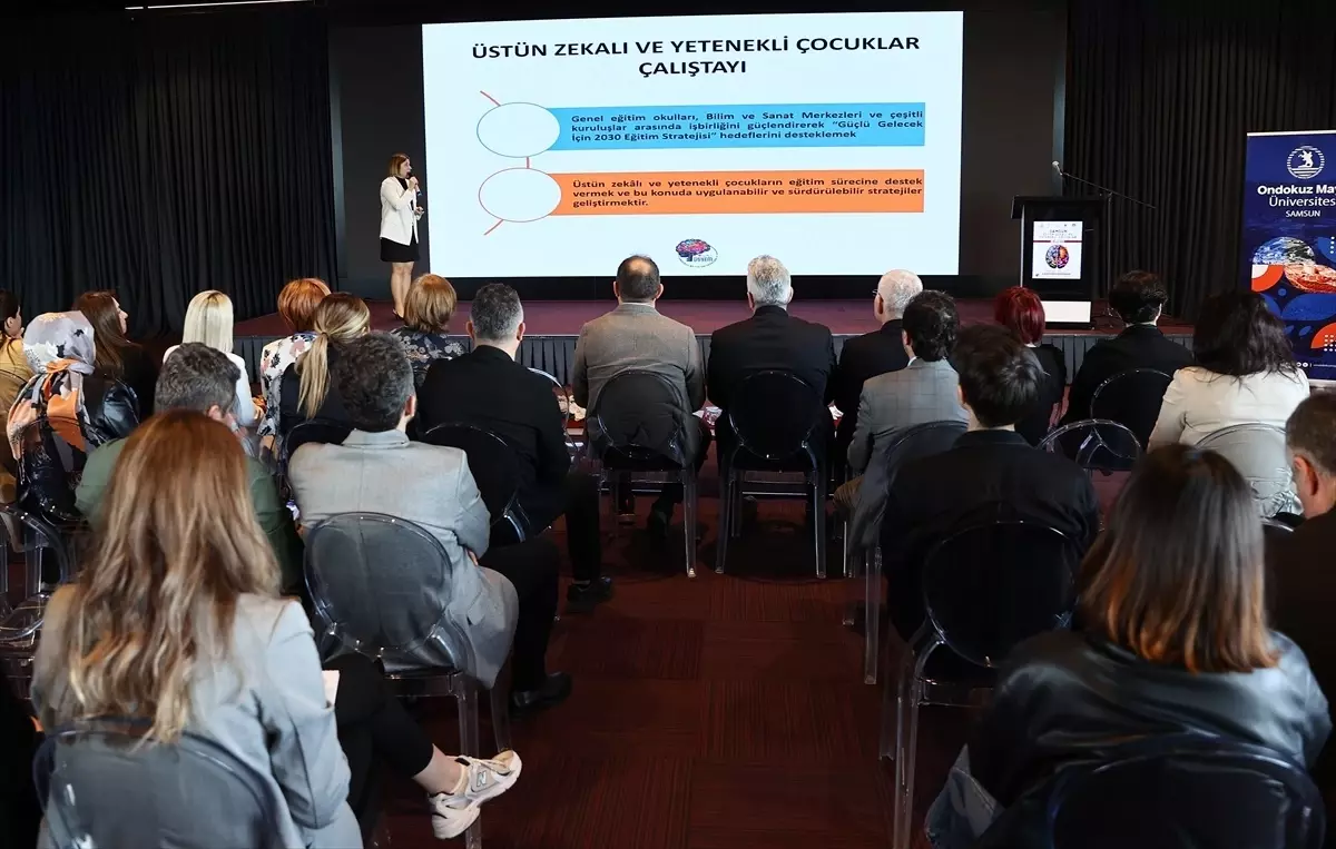 Samsun'da 'Üstün Zekalı ve Yetenekli Çocuklar Çalıştayı' düzenlendi