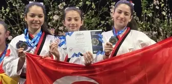 Samsunlu Genç Tekvandocular Avrupa Şampiyonası'ndan Madalyalarla Döndü