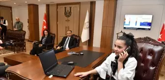 Şanlıurfa Valisi, 23 Nisan Kutlamaları Kapsamında Koltuğunu Minik Öğrenciye Devretti