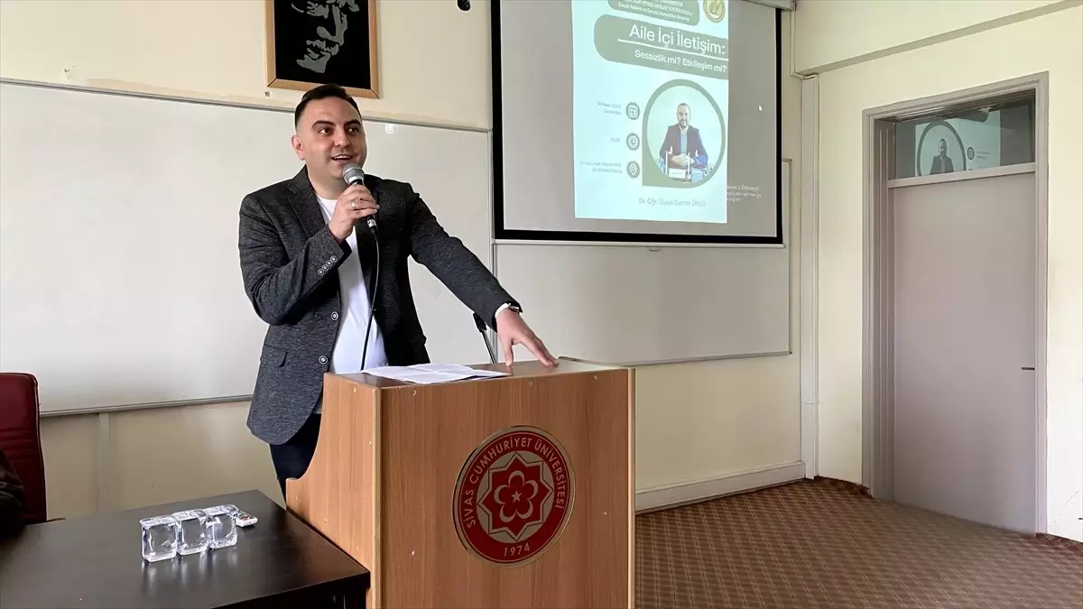 Aşık Veysel MYO'da Aile İçi İletişim Semineri Düzenlendi