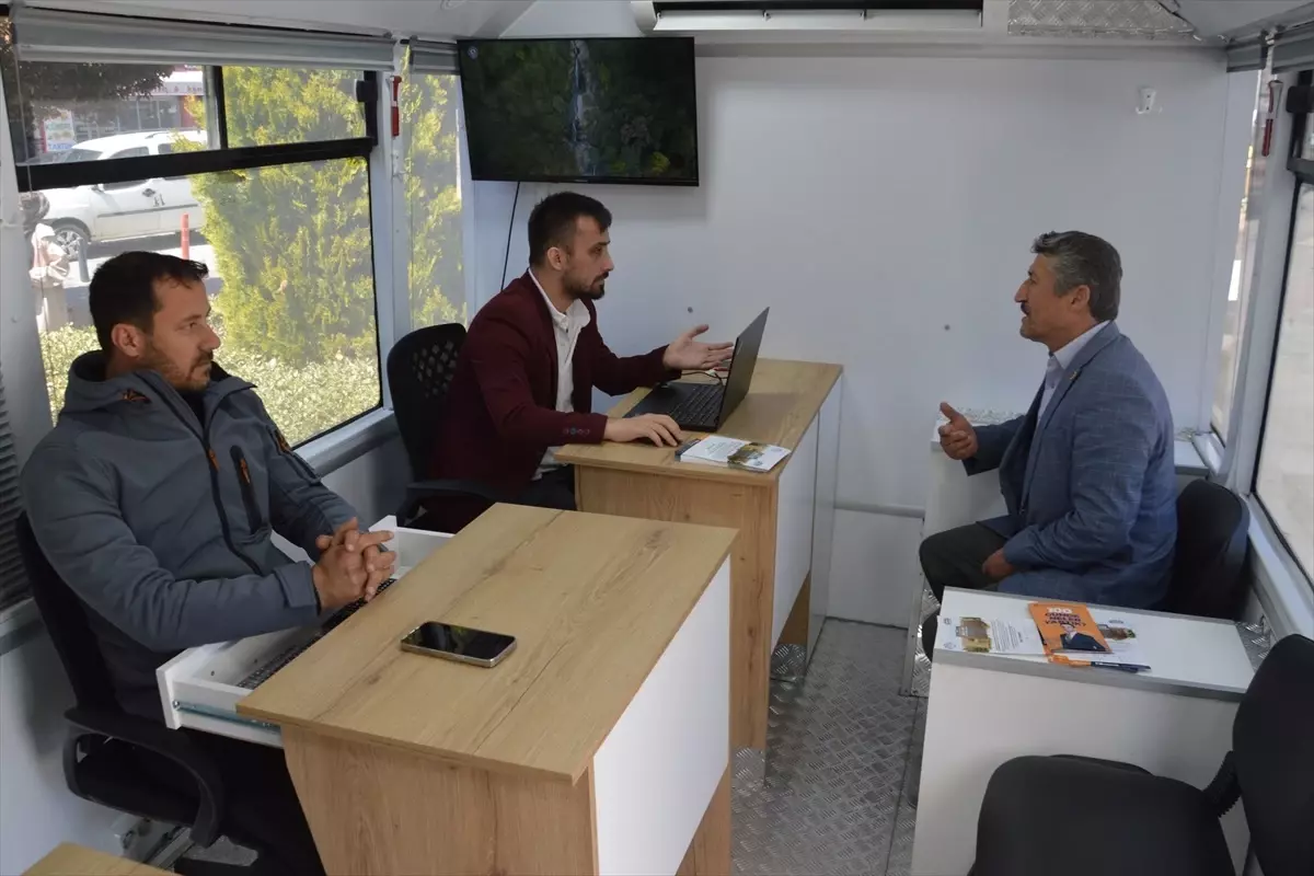 Samsun Büyükşehir Belediyesi, Havza'da Mobil Çözüm Merkezi Kurdu