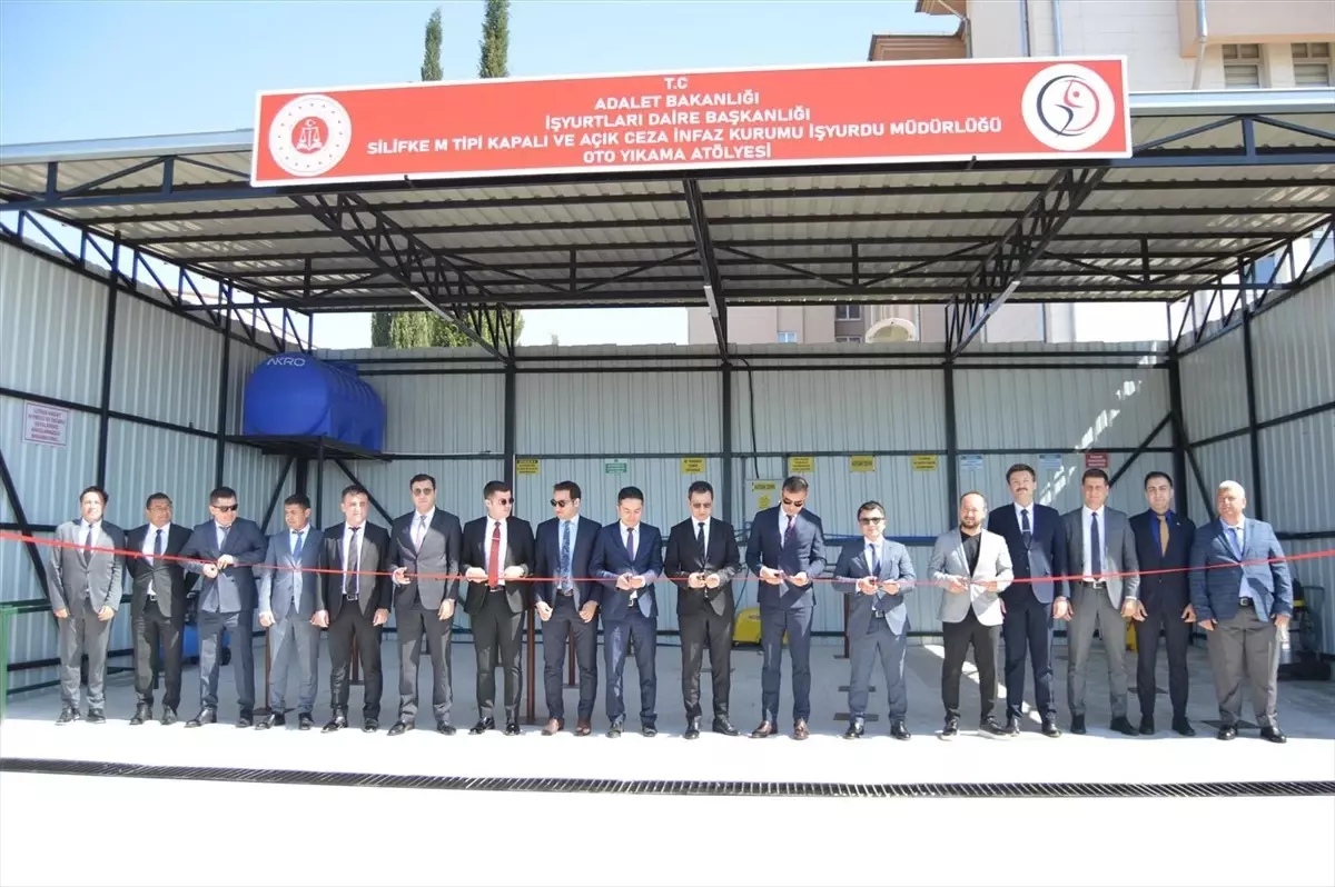 Silifke Adliyesinde Oto Yıkama İşletmesi Açıldı