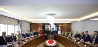 Şırnak'ta Güvenlik ve Asayiş Toplantısı Gerçekleştirildi