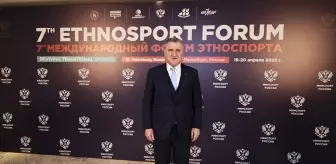 St. Petersburg'taki 7. Etnospor Forumu'na katılan Bakan Bak, AA'ya konuştu Açıklaması