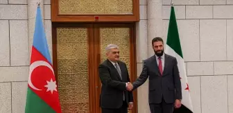 Suriye Cumhurbaşkanı Şara, Azerbaycan Heyetini Kabul Etti