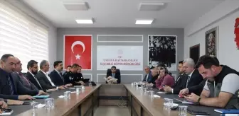 Taşova'da Afet Yönetimi Toplantısı Düzenlendi