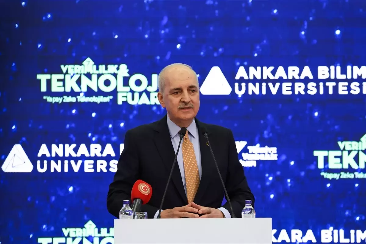 TBMM Başkanı Kurtulmuş, 7. Verimlilik ve Teknoloji Fuarı Açılış Töreni'nde konuştu Açıklaması